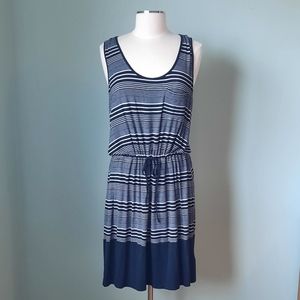 Striped jersey sundress